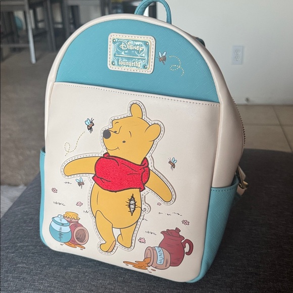 Disney Loungefly Winnie the Pooh Backpack (used- looks new) - Picture 1 of 8
